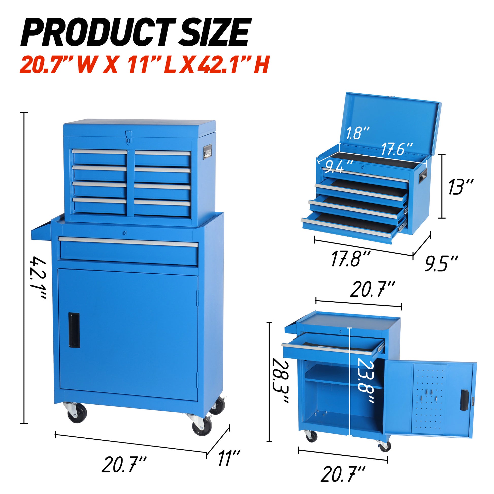 TOOL STORAGE CABINET FOR HOME & GARAGE USE