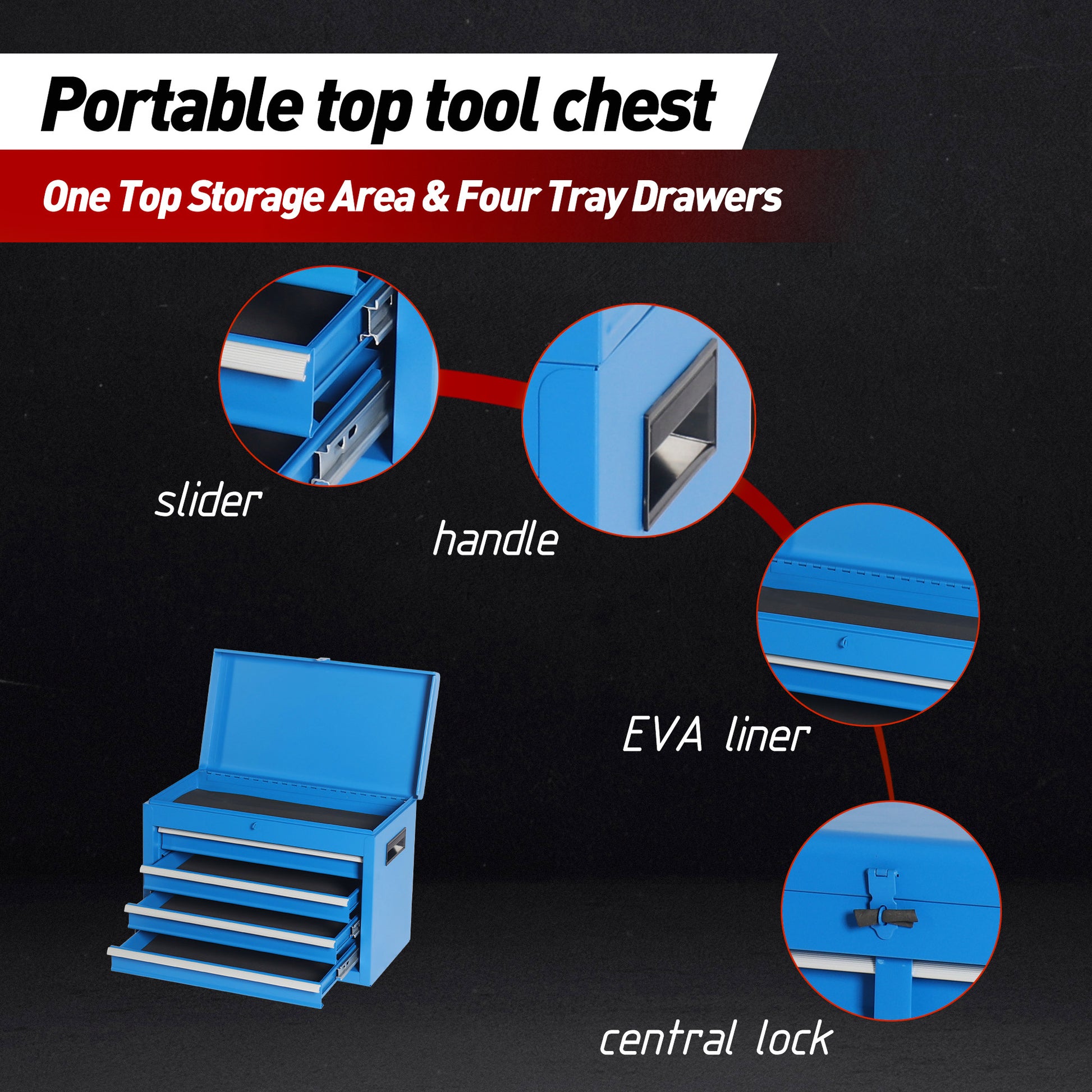 TOOL STORAGE CABINET FOR HOME & GARAGE USE