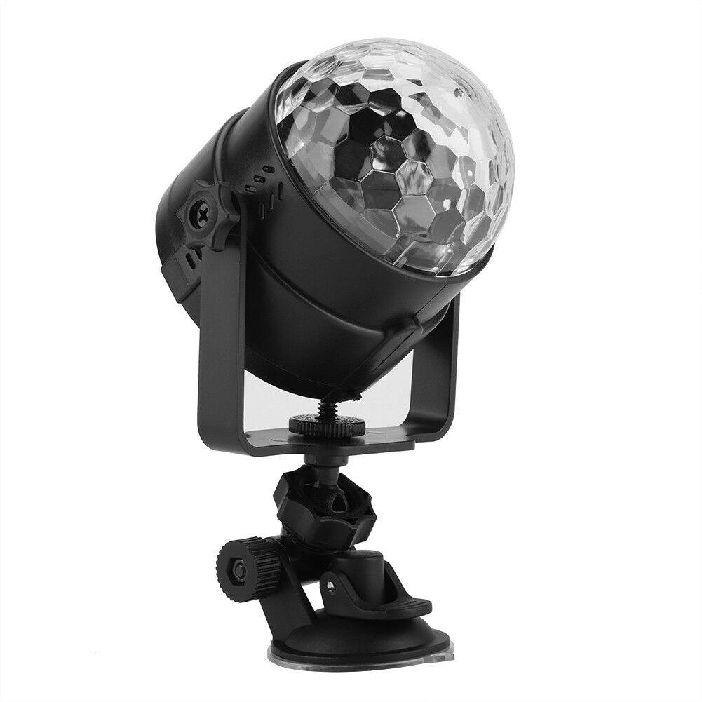 Dynamic RGB LED Party Light Crystal Sphere DJ Remote Sound Sync