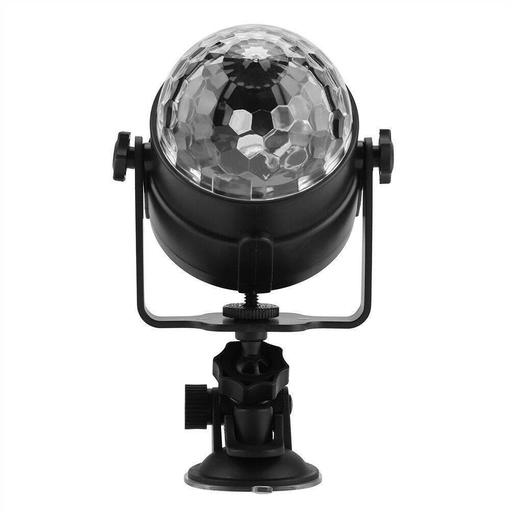 Dynamic RGB LED Party Light Crystal Sphere DJ Remote Sound Sync